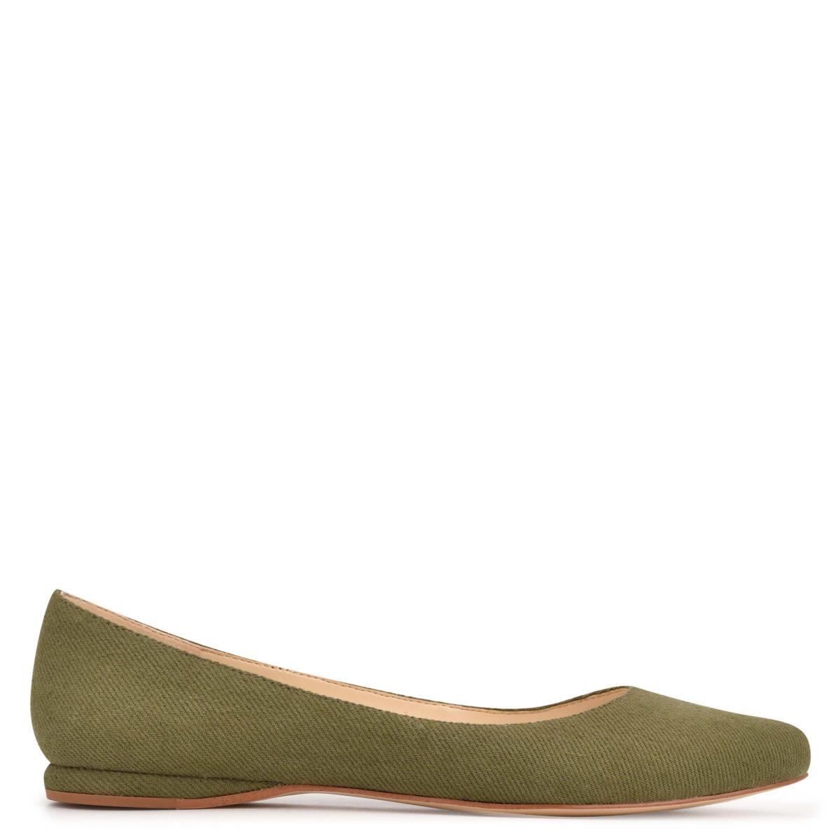 Nine West Speakup Almond Kappe Olivgrün | 1586BIPOW