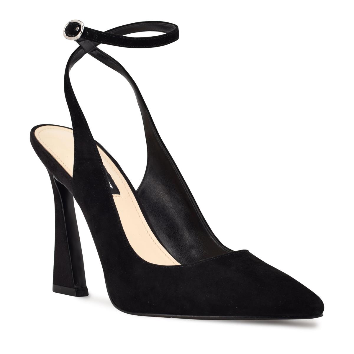 Nine West Tabita Ankle Riemen Kleider Schwarz | 6012LOKSI