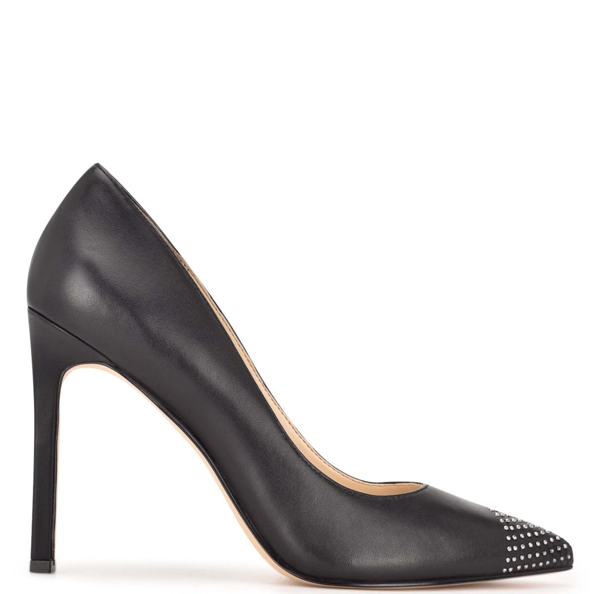 Nine West Tadaa Studded Pointy Kappe Schwarz | 7163FKRPX