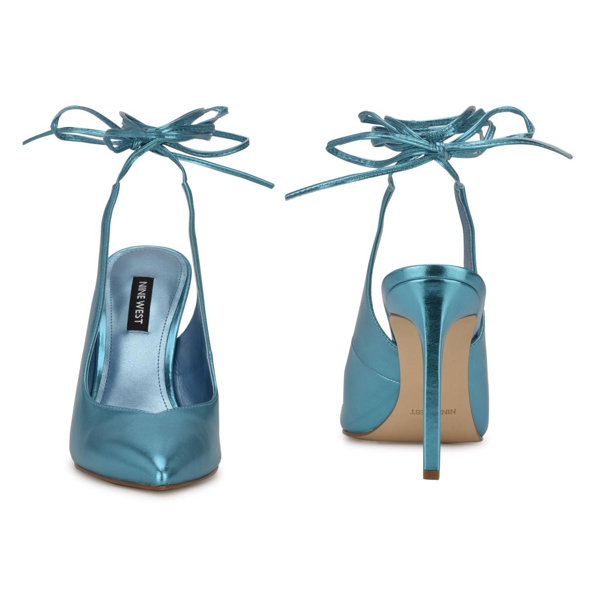 Nine West Talon Ankle Wrap Kleider Blau | 2586QTGPA