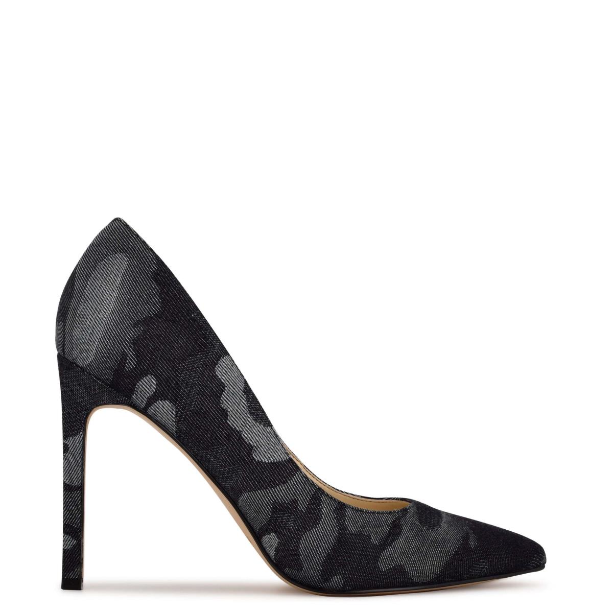 Nine West Tatiana Pointy Kappe Blau Camouflage | 1623QBWMJ