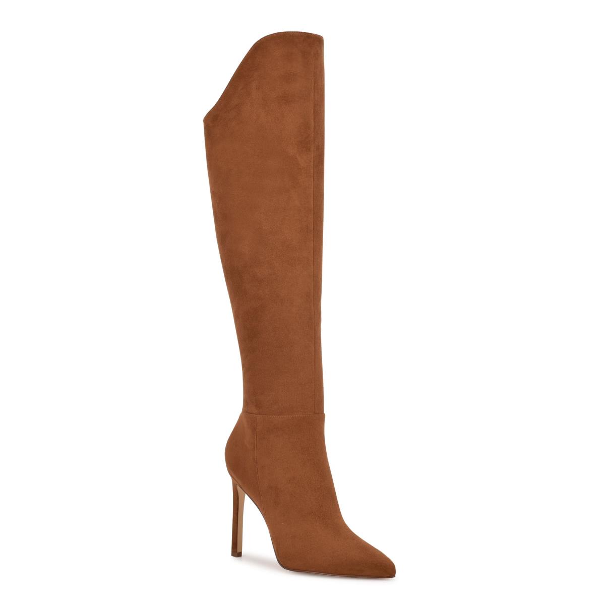 Nine West Teleena Weite Calf Braun | 5932AZKQE