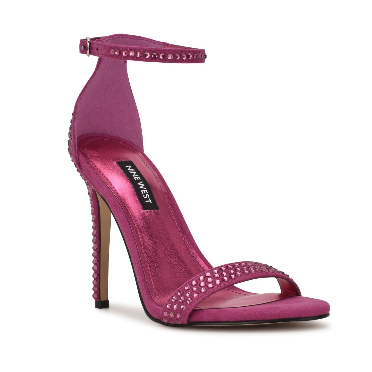 Nine West Toria Ankle Dunkelrosa | 6937ULMCF