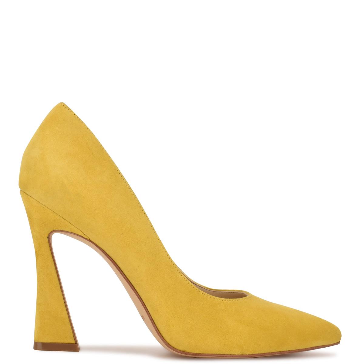 Nine West Trendz Pointy Kappe Gelb | 8547BUXKC