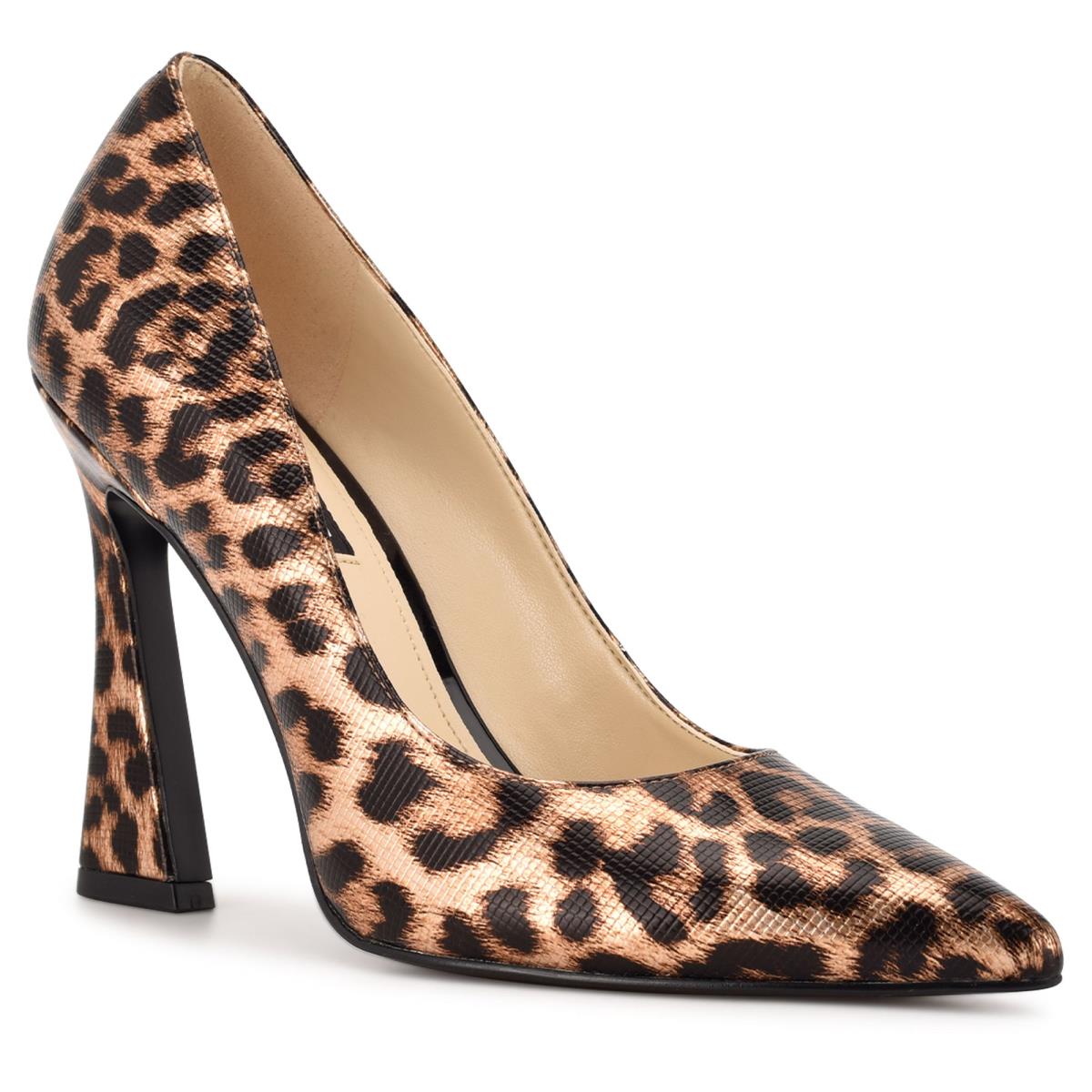 Nine West Trendz Pointy Kappe Leopard | 1938YGEXK