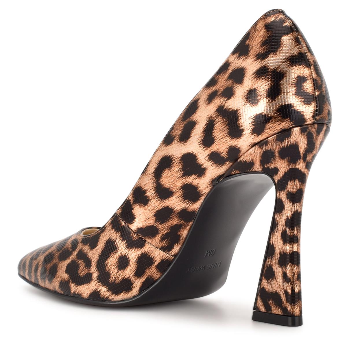 Nine West Trendz Pointy Kappe Leopard | 1938YGEXK