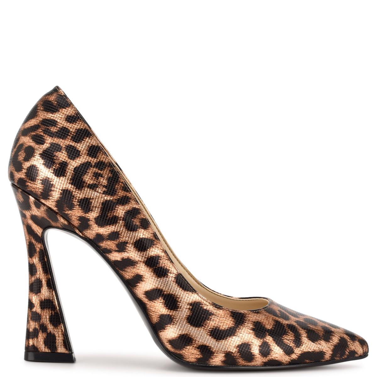 Nine West Trendz Pointy Kappe Leopard | 1938YGEXK