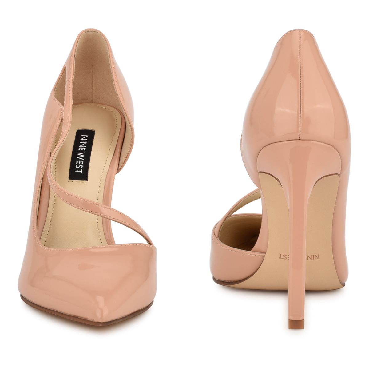 Nine West Twirl Pointy Kappe Beige | 9728RQGAC