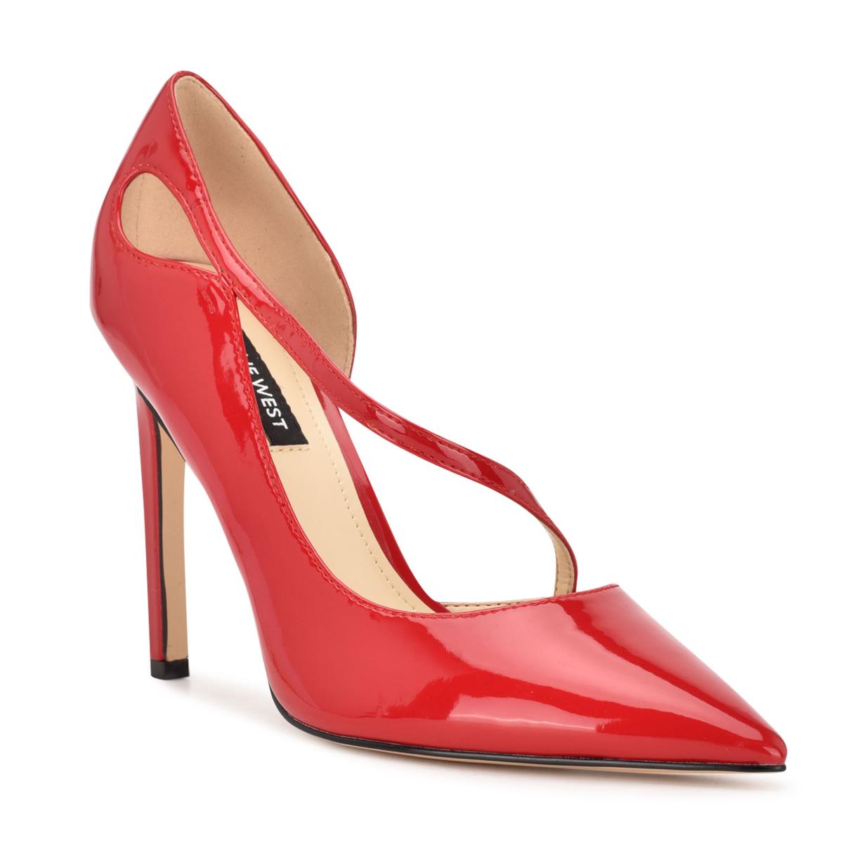 Nine West Twirl Pointy Kappe Rot | 0347QCMAD