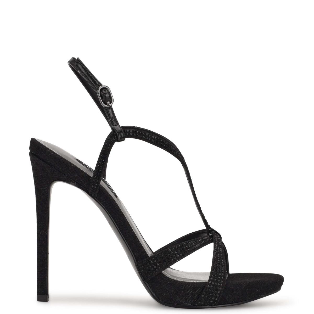 Nine West Ulliy Absatz Schwarz | 0859KVJNU