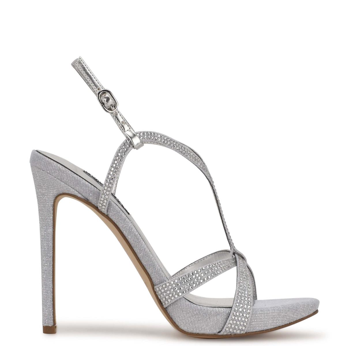 Nine West Ulliy Absatz Silber | 9137ETVCD