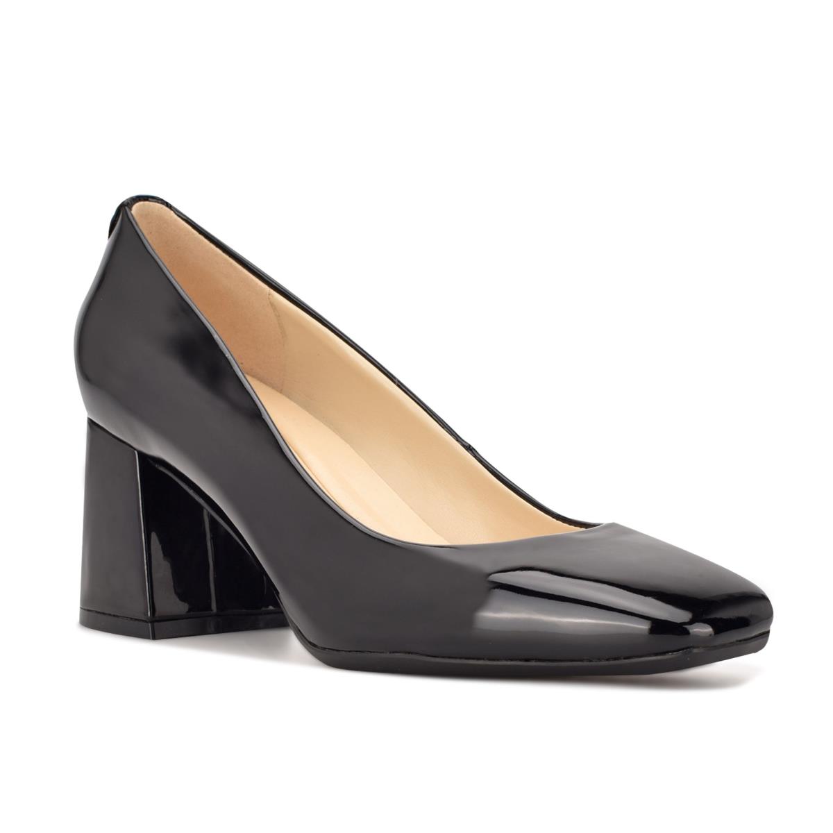 Nine West Vibe 9x9 Block Heel Schwarz | 1764ZLVXH