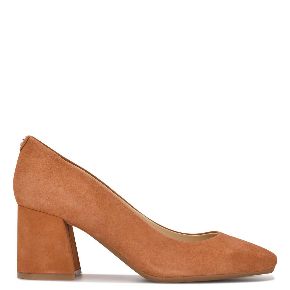 Nine West Vibe 9x9 Block Heel Senfgelb | 7986AIDGR