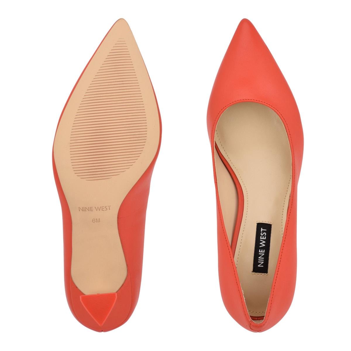 Nine West Workin Pointy Kappe Orange | 6328CVGRE