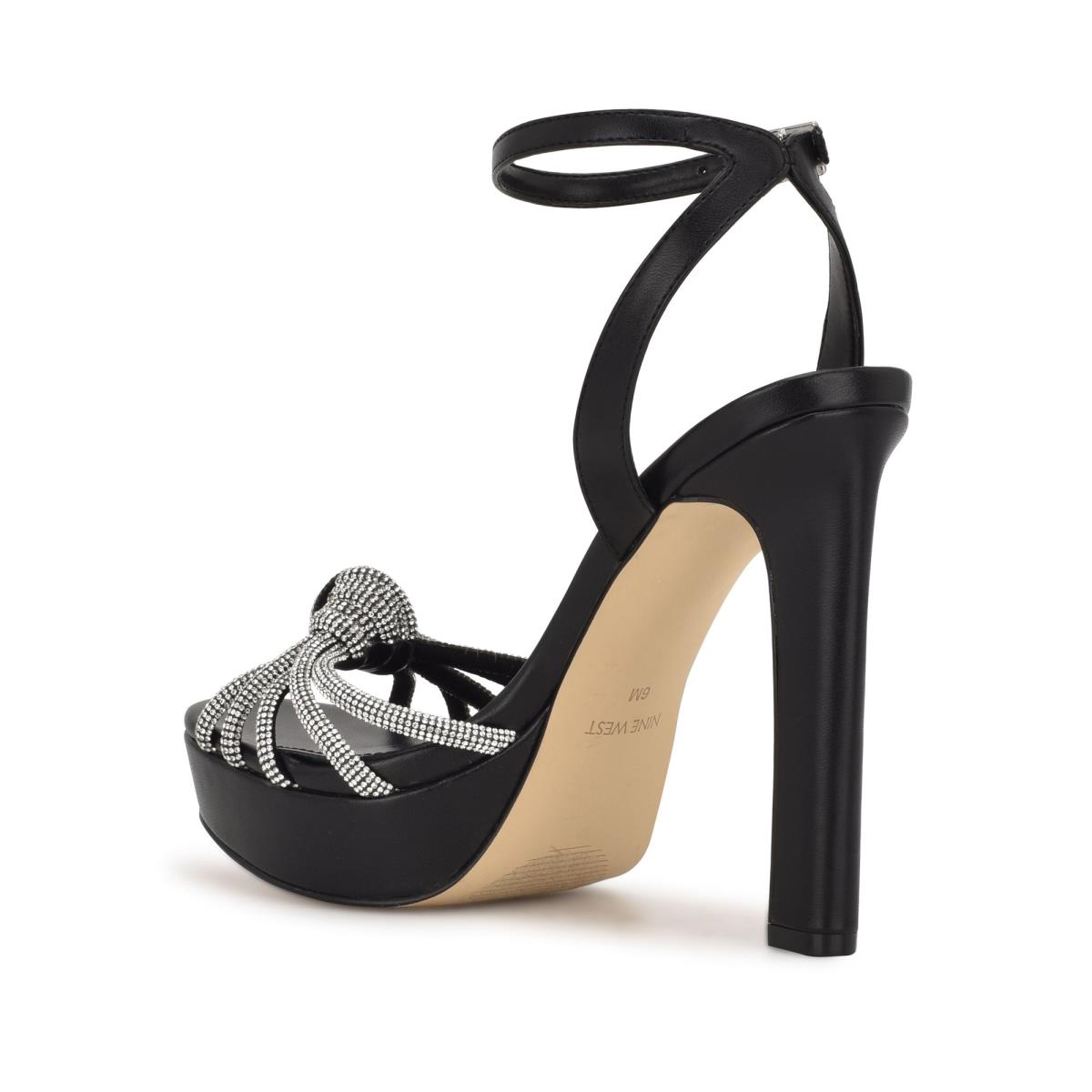 Nine West Wowzz Plattform Schwarz | 0382VKQWN